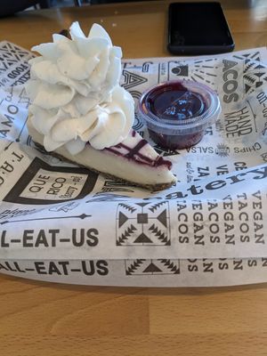 Cheesecake at Tacotarian in Henderson