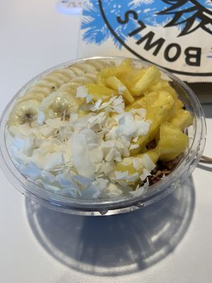 Tropical açaí bowl at Playa Bowls in Boston