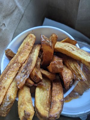 House fries are vegan  at Beaumont Bakery & Cafe in Salt Lake City