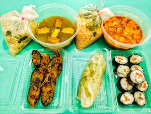 All these are vegan at Jaspat 爵斯伯 in North Singapore