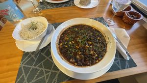 Black bean stew  at Poço Azul in Sao Miguel