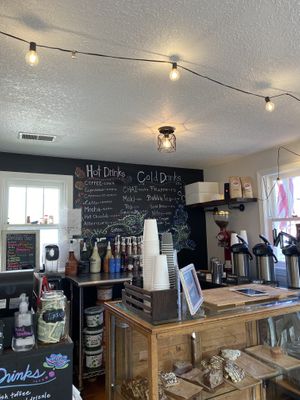 Drink menu  at Sunrise Kava Cafe in Oscoda