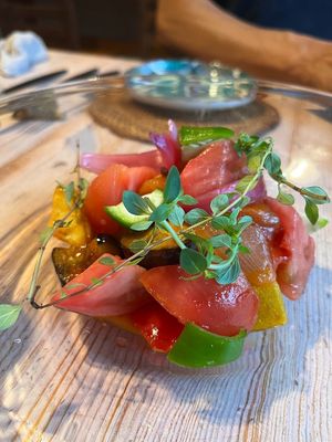 ratatouille at Vegan French Restaurant L'Espéranceレスペランス in Sapporo