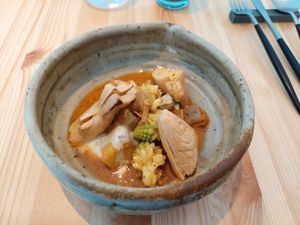 Second course at Vegan French Restaurant L'Espéranceレスペランス in Sapporo