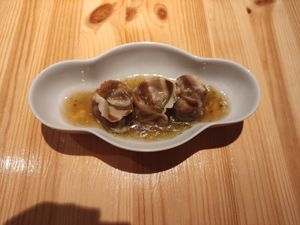 Ravioli with grains and mushrooms at Vegan French Restaurant L'Espéranceレスペランス in Sapporo