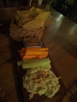 Hummus at Alaya Tulum in Tulum