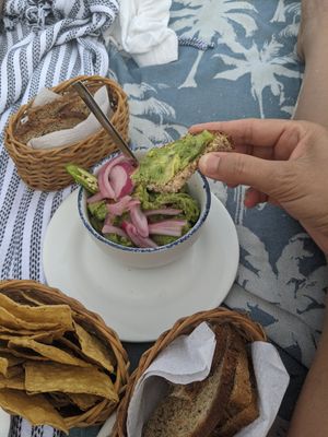 Guacamole at Alaya Tulum in Tulum