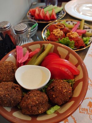  at Forn Lebnen Cafe in Tashkent