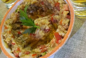 Babaganoush at Forn Lebnen Cafe in Tashkent