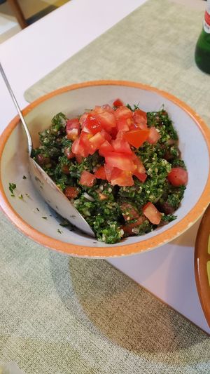 Taboule at Forn Lebnen Cafe in Tashkent