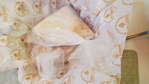 Pita (not fresh) at Forn Lebnen Cafe in Tashkent