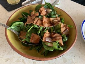 Salade Fatoush  at Bazaar in Luxembourg City