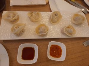 Steam dumpling at Loving Nature Fortunate Coffee Cafe in Central Singapore