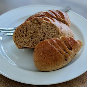 Coffee Walnut Bun at Loving Nature Fortunate Coffee Cafe in Central Singapore