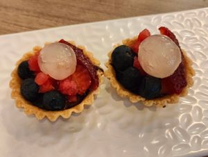 chocolate tart at Loving Nature Fortunate Coffee Cafe in Central Singapore