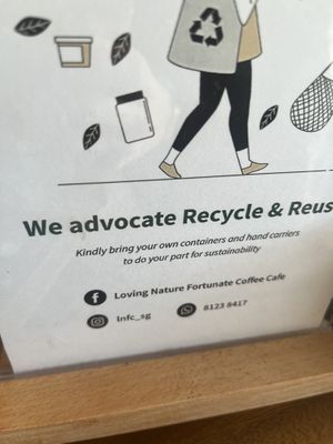   at Loving Nature Fortunate Coffee Cafe in Central Singapore