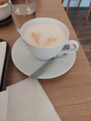 Latte at Loving Nature Fortunate Coffee Cafe in Central Singapore