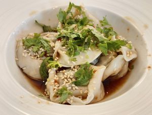 Dumplings at Loving Nature Fortunate Coffee Cafe in Central Singapore