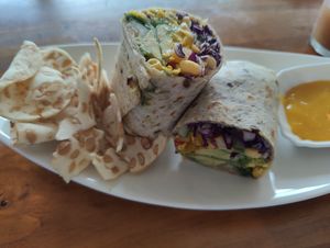 Burrito at Loving Nature Fortunate Coffee Cafe in Central Singapore