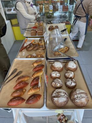 Today’s offerings  at Smells Like Bread in Gyeongju