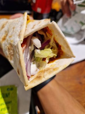 Lahmacun at Veganland in Leverkusen