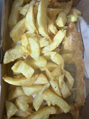   at Gennaro's Fish & Chips in Glasgow