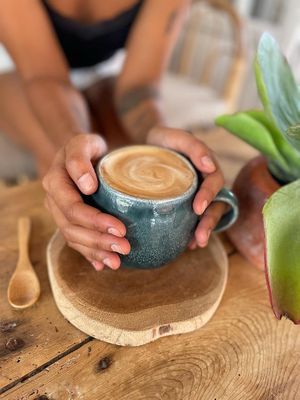 Coffeee😇 at Sama Sama Veggie in Salou