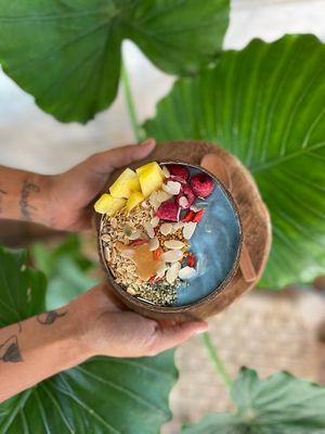 Smoothie bowls at Sama Sama Veggie in Salou