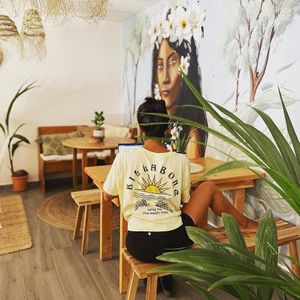 Our wall at Sama Sama Veggie in Salou