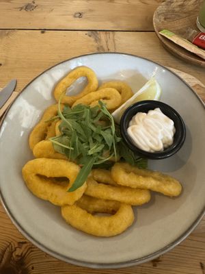 Calamari  at Sama Sama Veggie in Salou