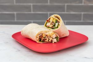 Veggieterraneum Wrap at Bibra Real Food in Malaga