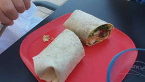 Wrap vegano at Bibra Real Food in Malaga