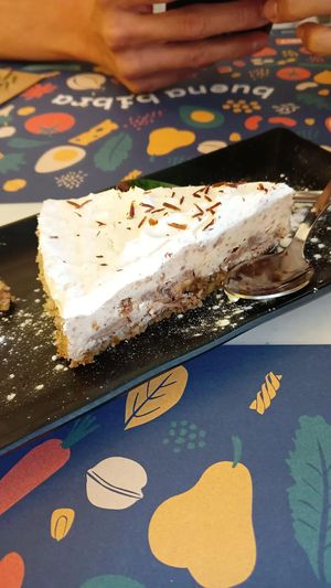Tarta Banoffe buenísima at Bibra Real Food in Malaga