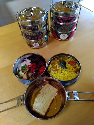 Lovely zero waste lunch service!! at Little World Kitchen in Utrecht