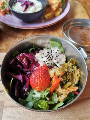 Salad at Little World Kitchen in Utrecht