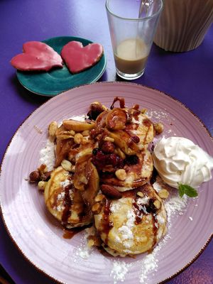 Pancakes at Little World Kitchen in Utrecht