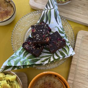 Brownie bites  at Little World Kitchen in Utrecht