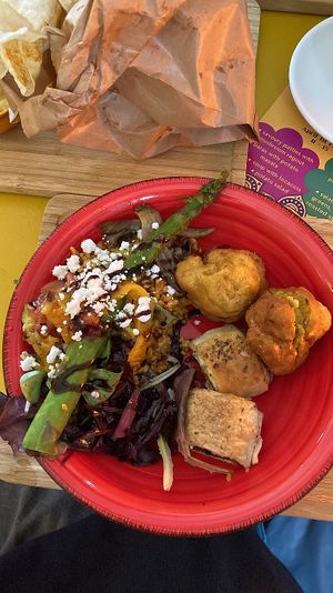 Bulgur salad  at Little World Kitchen in Utrecht