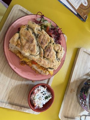 grilled sandwich  at Little World Kitchen in Utrecht