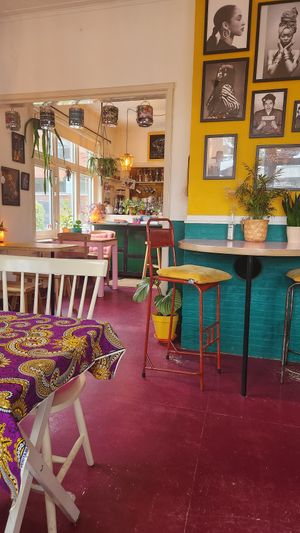 Interior at Little World Kitchen in Utrecht