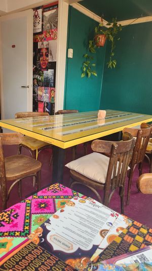 Interior at Little World Kitchen in Utrecht