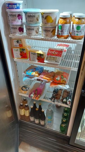Some fridge options at Healthy And Fresh in Playa Del Carmen