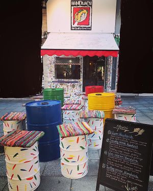 Cozy vegan place! at Handwich in Thessaloniki