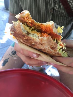 Harissa Peperoni Handwich   at Handwich in Thessaloniki