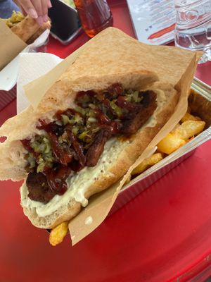 Smokey Steak Handwich at Handwich in Thessaloniki