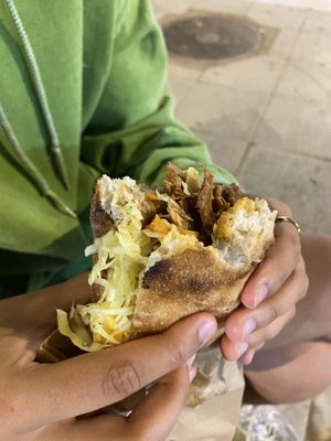 Gyros handwich   at Handwich in Thessaloniki