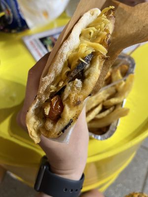 salami and cheese sandwich with rice bread  at Handwich in Thessaloniki