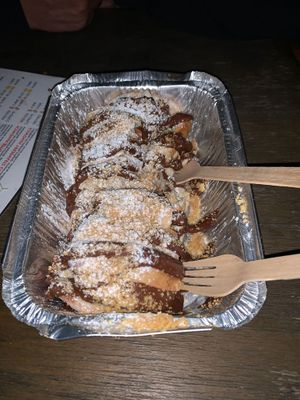 sweet sandwiches banana choco at Handwich in Thessaloniki