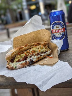 Gyros at Handwich in Thessaloniki