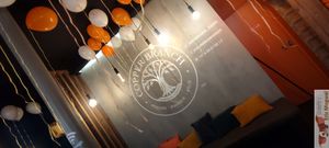 Inside logo at Copper Branch - Rue de Rennes in Paris